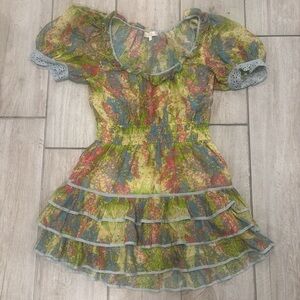 LoveShackFancy Safiya Mini Dress